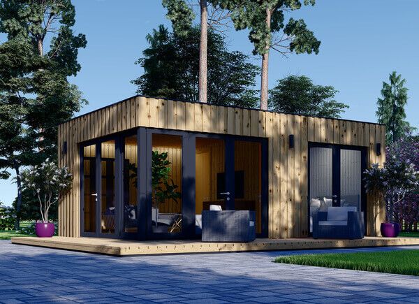 Studio de jardin PREMIUM (Isolé RE2020, SIPS), 6.5x4.5 m, 30 m² avp.ui.product_images.thumbnail 1