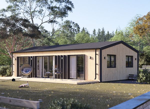Chalet en bois SELENE (44 mm + bardage), 54 m² avp.ui.product_images.thumbnail 1