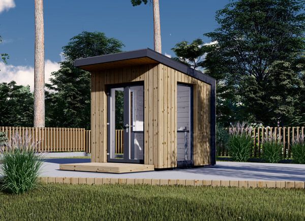 Bureau de jardin EVELIN (34 mm + bardage), 2x2 m, 4 m² avp.ui.product_images.thumbnail 1