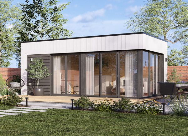 Abri de jardin en bois INES (Isolé RE2020, 34 mm + bardage), 6x3 m, 18 m² avp.ui.product_images.thumbnail 1
