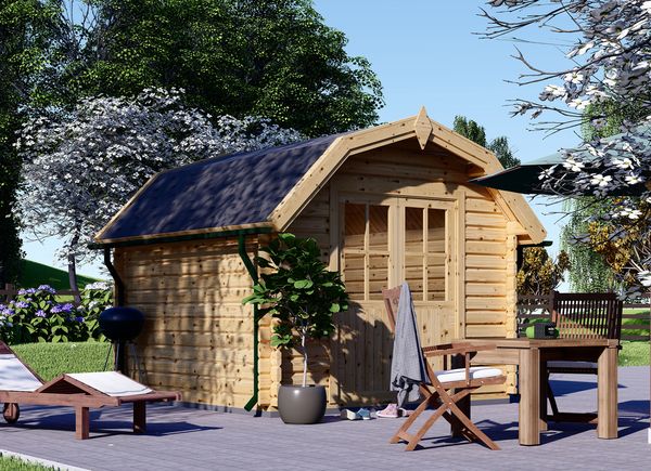 Abri de jardin en bois ORLANDO (34 mm), 3x3 m, 9 m² avp.ui.product_images.thumbnail 1