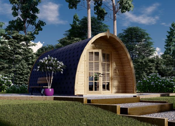 Abri de jardin en bois BRETA S (Isolé, 44 mm), 3x6 m, 18 m² avp.ui.product_images.thumbnail 1
