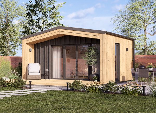 Abri de jardin en bois PIA PLUS (Isolé RE2020, 34 mm + bardage), 5x3 m, 15 m² avp.ui.product_images.thumbnail 1