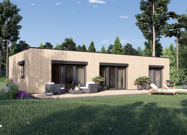 Studio de jardin PREMIUM S (Isolé RE2020, 44 mm + bardage), 13x6,8 m, 89 m² avp.ui.product_images.thumbnail 1