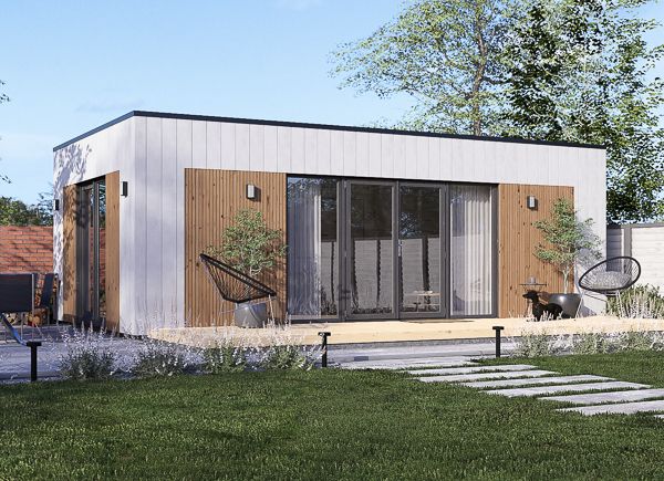 Bureau de jardin PREMIUM (34 mm + bardage), 7x4 m, 25 m² avp.ui.product_images.thumbnail 1