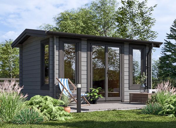 Abri de jardin en bois POOLHOUSE (44 mm), 4x3 m, 12 m² avp.ui.product_images.thumbnail 1