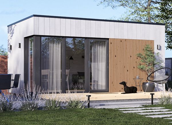 Bureau de jardin PREMIUM (34 mm + bardage), 5x3 m, 13 m² avp.ui.product_images.thumbnail 1