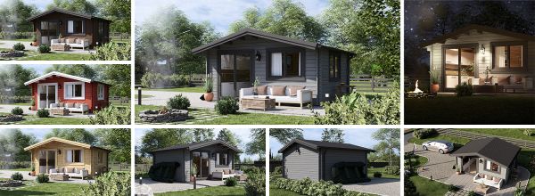 Abri de jardin en bois WISSOUS (34 mm), 5x4 m, 20 m²