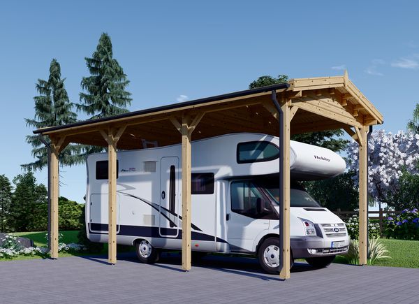 Carport en bois pour camping car, 3.7x7.2 m, 26 m² avp.ui.product_images.thumbnail 1