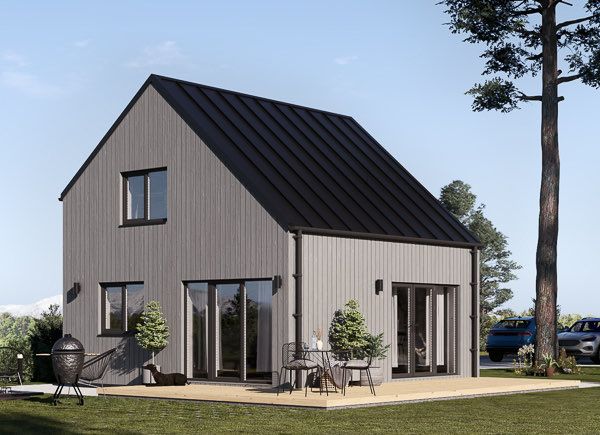 Chalet en bois habitable SELIA RV (Isolé RE2020, 44 mm + bardage), 44 m² avp.ui.product_images.thumbnail 1