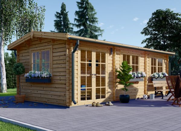Abri de jardin en bois NORA (34 mm), 7x3.5 m, 24 m² avp.ui.product_images.thumbnail 1
