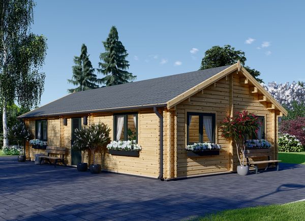 Chalet en bois GRETA (44 mm), 54 m² avp.ui.product_images.thumbnail 1
