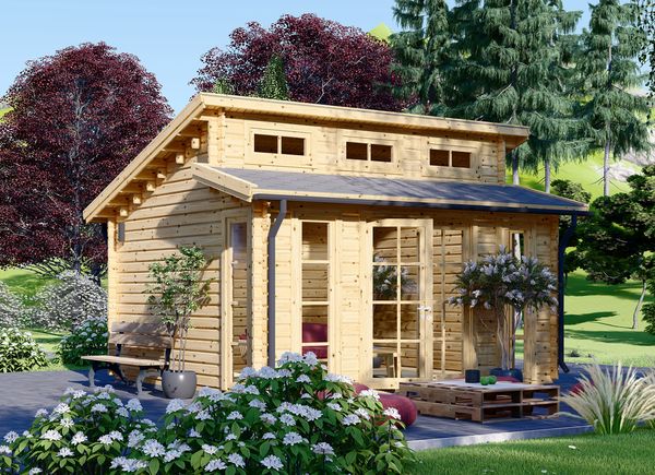 Abri de jardin en bois ALABAMA (44 mm), 4.5x4.5 m, 20 m² avp.ui.product_images.thumbnail 1
