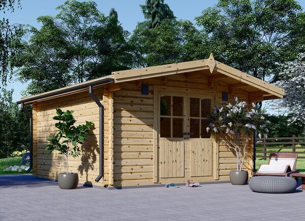 Abri de jardin en bois PALMA (34 mm), 4x4 m, 16 m² avp.ui.product_images.thumbnail 1