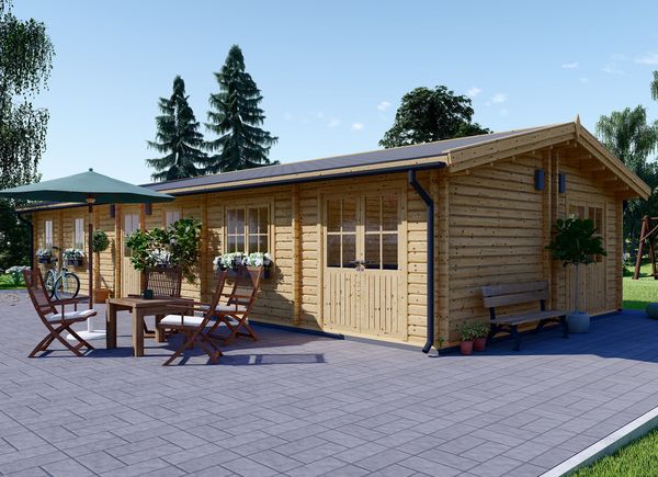 Chalet en bois BRIGHTON (66 mm), 15x6 m, 90 m² avp.ui.product_images.thumbnail 1