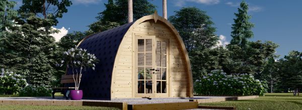 Abri de jardin en bois BRETA (28 mm), 3x4 m, 12 m²