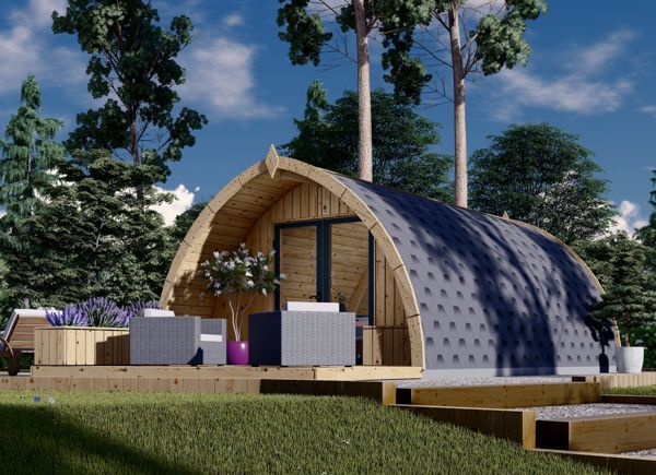 Abri de jardin en bois BRETA (44 mm), 4x6 m, 24 m² avp.ui.product_images.thumbnail 1