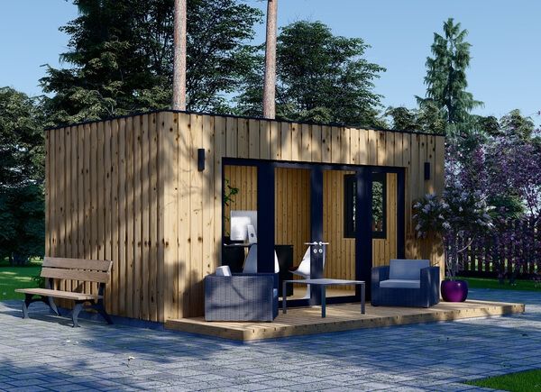 Bureau de jardin PREMIUM (Isolé RE2020, SIPS), 6x3 m, 18 m² avp.ui.product_images.thumbnail 1