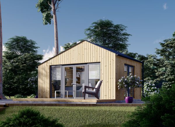 Abri de jardin en bois TONIA (34 mm + bardage), 5x4 m, 20 m² avp.ui.product_images.thumbnail 1