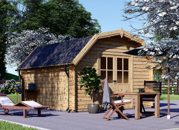 Abri de jardin en bois ORLANDO (34 mm), 4x4 m, 16 m² avp.ui.product_images.thumbnail 1