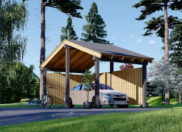 Abri Voiture Bois 1 2 Places 1 2 Pentes Trouvez Le Votre