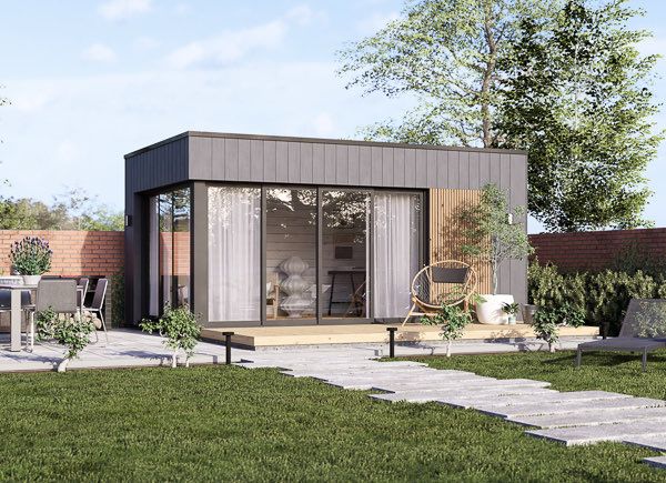 Abri de jardin en bois AMARA (34 mm + bardage), 5x3 m, 13 m² avp.ui.product_images.thumbnail 1