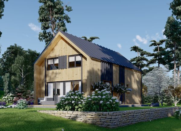 Maison en bois en kit : modèles charmants, prix raisonnable