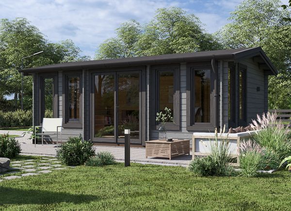 Abri de jardin en bois DEVON (44 mm), 6x4 m, 24 m² avp.ui.product_images.thumbnail 1