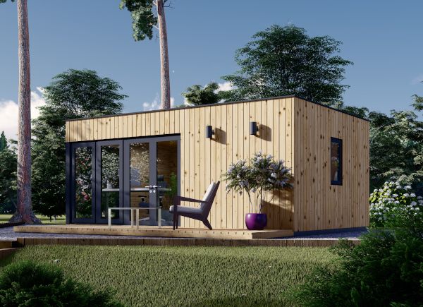Studio de jardin PREMIUM (34 mm + bardage), 6x4 m, 24 m² avp.ui.product_images.thumbnail 1