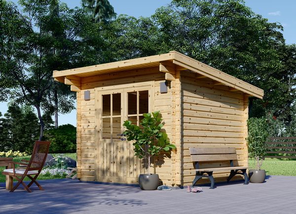 Abri de jardin en bois MALTA (34 mm), 3x3 m, 9 m² avp.ui.product_images.thumbnail 1