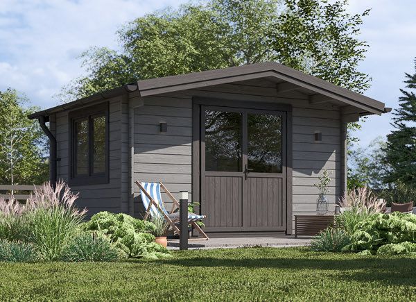 Abri de jardin en bois RENNES (34 mm), 4x3 m, 12 m² avp.ui.product_images.thumbnail 1