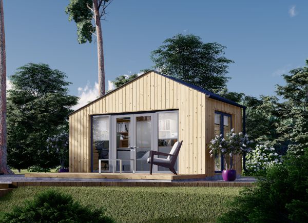 Abri de jardin en bois TONIA (34 mm + bardage), 5x3 m, 15 m² avp.ui.product_images.thumbnail 1