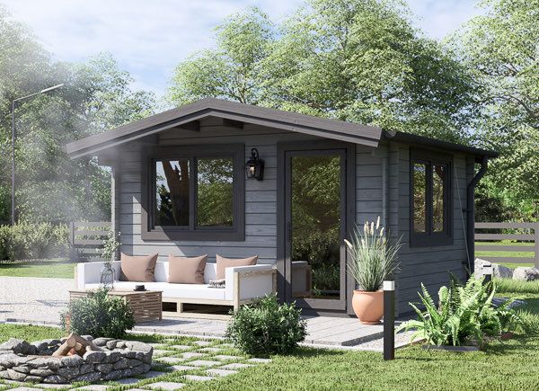 Abri de jardin en bois DREUX (34 mm), 4x3 m, 12 m² avp.ui.product_images.thumbnail 1