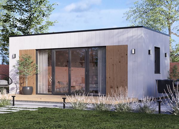 Bureau de jardin PREMIUM (34 mm + bardage), 5.95x3 m, 16 m² avp.ui.product_images.thumbnail 1