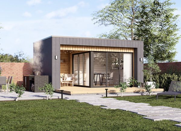 Abri de jardin en bois LAYLA (34 mm + bardage), 5x3 m, 13 m² avp.ui.product_images.thumbnail 1