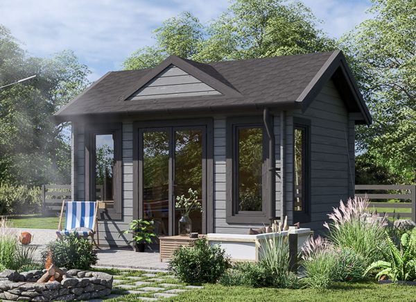 Abri de jardin en bois CLOCKHOUSE (44 mm), 4x3 m, 12 m² avp.ui.product_images.thumbnail 1