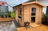 Sauna d'extérieur ELDA (44 mm), 2,5x2 m, 5 m² customer 2