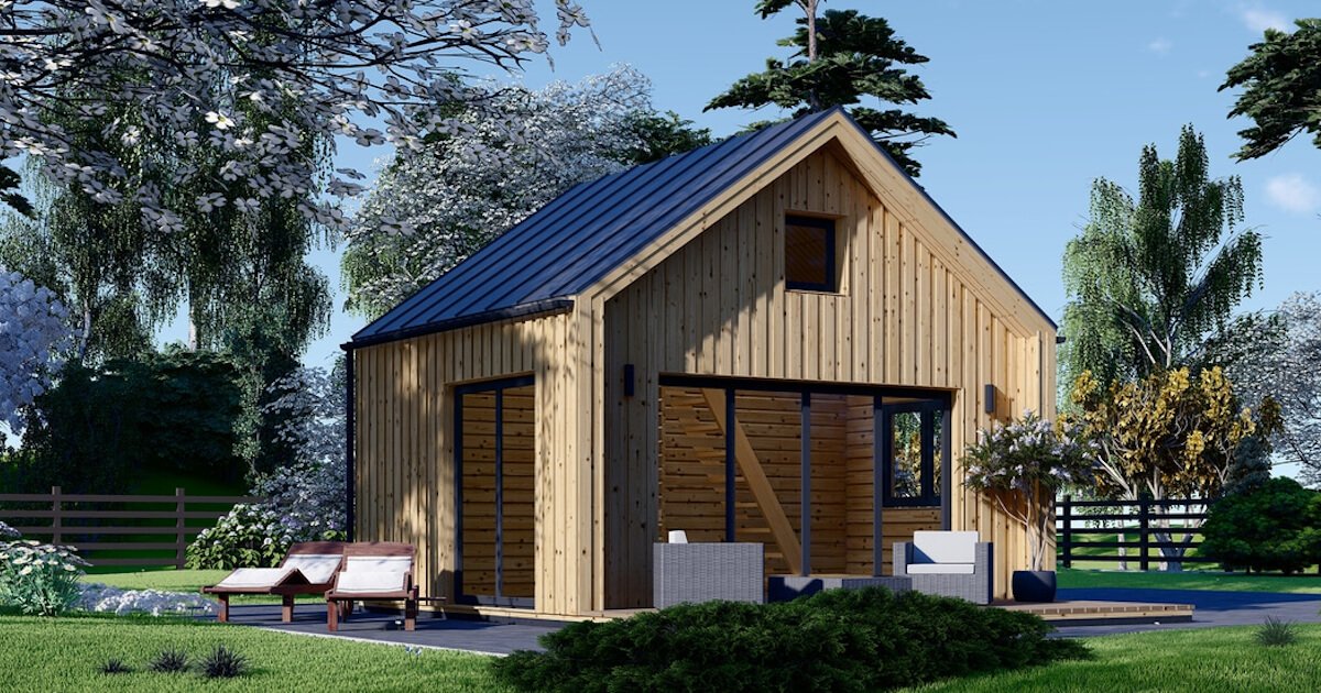 Abris de jardin habitables et semi habitables en bois