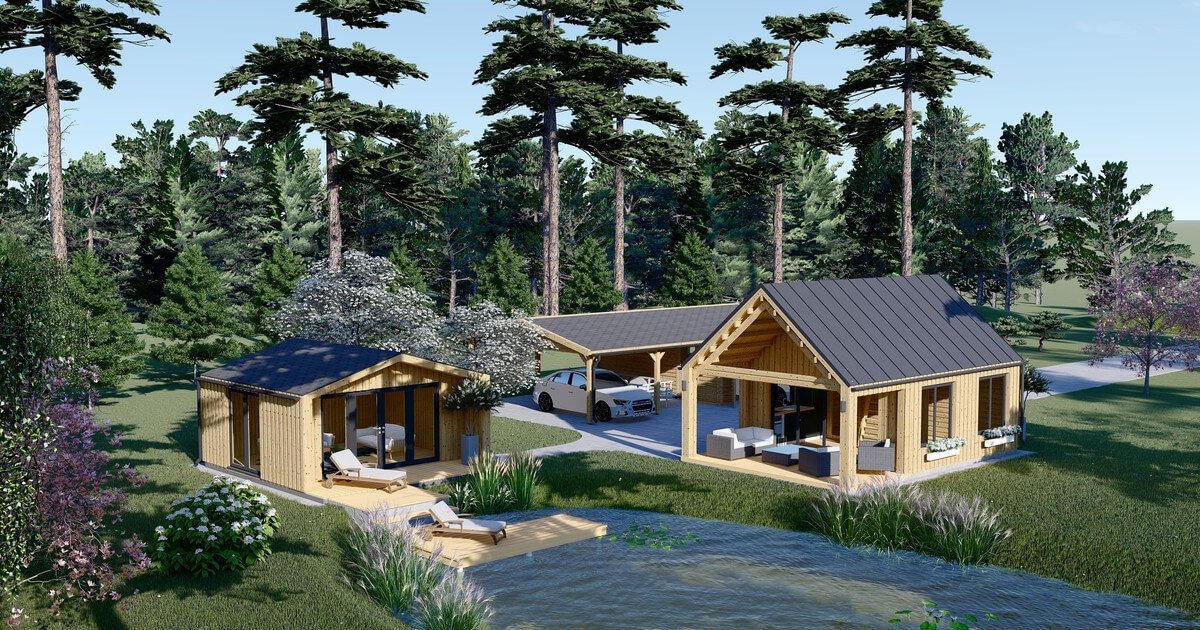 L'Européenne de Chalets - Chetland 16 m² - Abri jardin - Atelier