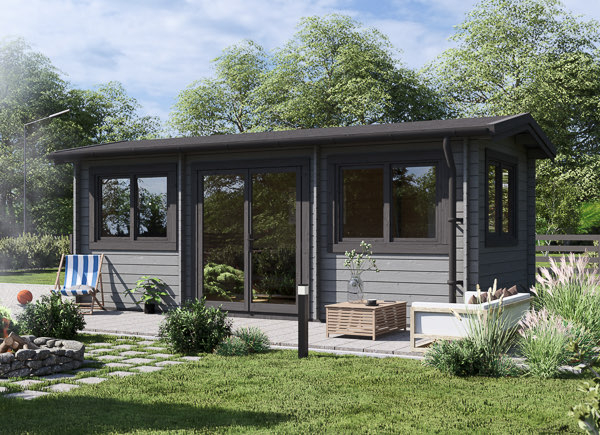 Abri de jardin en bois OAK (34 mm), 6x3 m, 18 m²