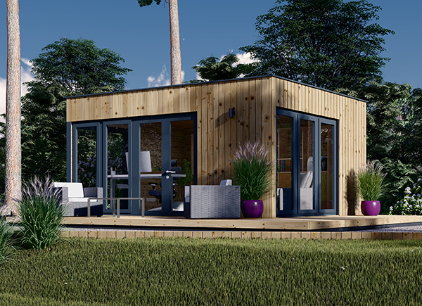 Studio de jardin - Bureau de jardin PREMIUM, 20 m²