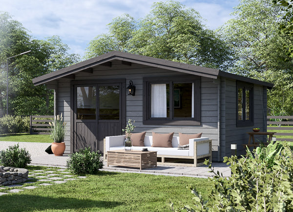 Abri de jardin en bois LILLE (44 mm), 5x4 m, 20 m²