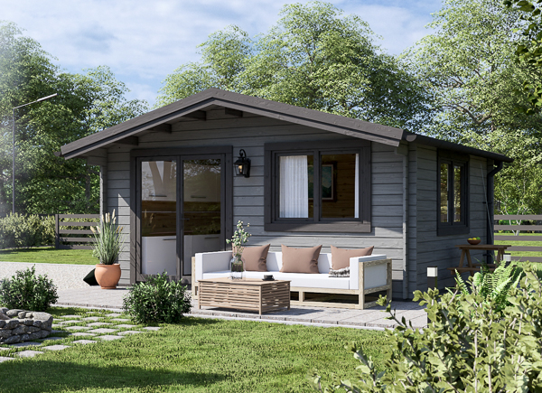 Abri de jardin bois - Chalet de jardin WISSOUS (34 mm), 5x4 m, 20 m²