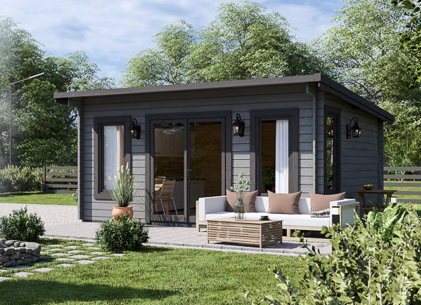 Abri de jardin en bois ESSEX S (44 mm), 5x4 m, 20 m²