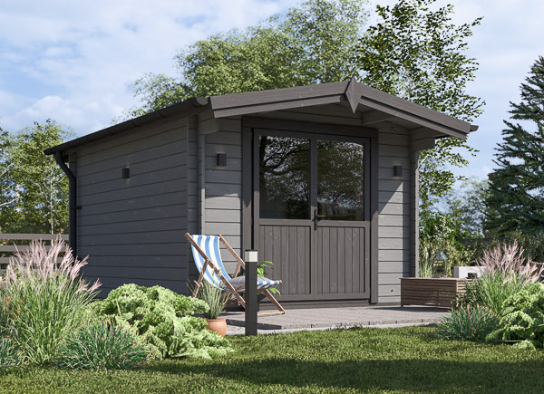 Abri de jardin bois PETER, 3x3 m, 9 m²