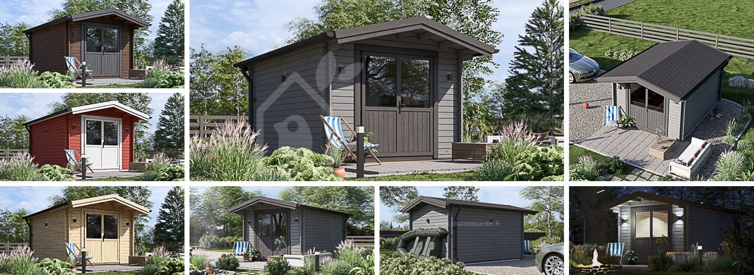 Abri de jardin en bois PETER (34 mm), 3x4 m, 12 m² visualization 1