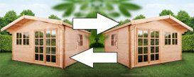 Les murs opposés sont interchangeables!