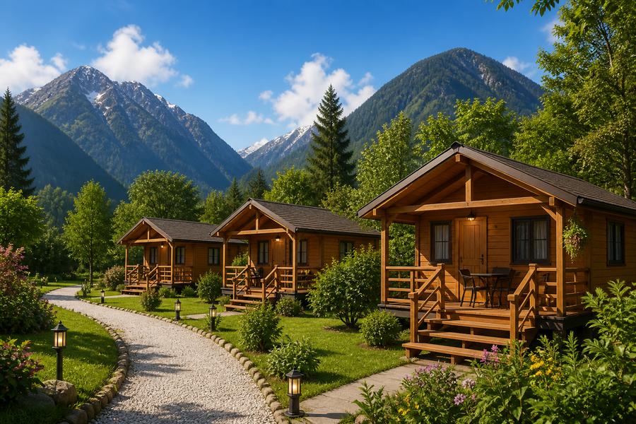 Maisons-en-bois-pour-tourisme-rural-et-glamping