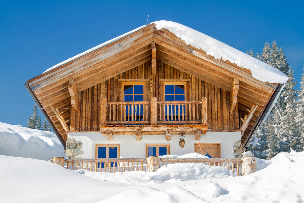 un-aspect-naturel-à un-chalet-en-bois